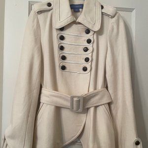 Suzabelle Cream Wool Coat